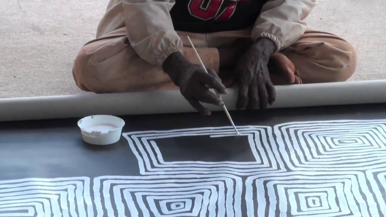 Aboriginal Artist Ronnie Tjampitjinpa - Tingari 0943