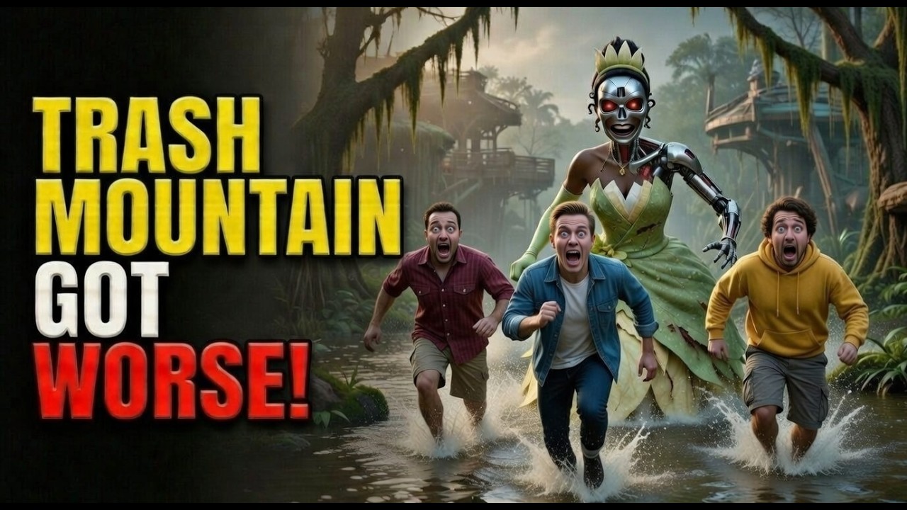 Disney TRASHED Splash Mountain Making Tiana's Busted Bayou Adventure! Disrepair EVERYWHERE!