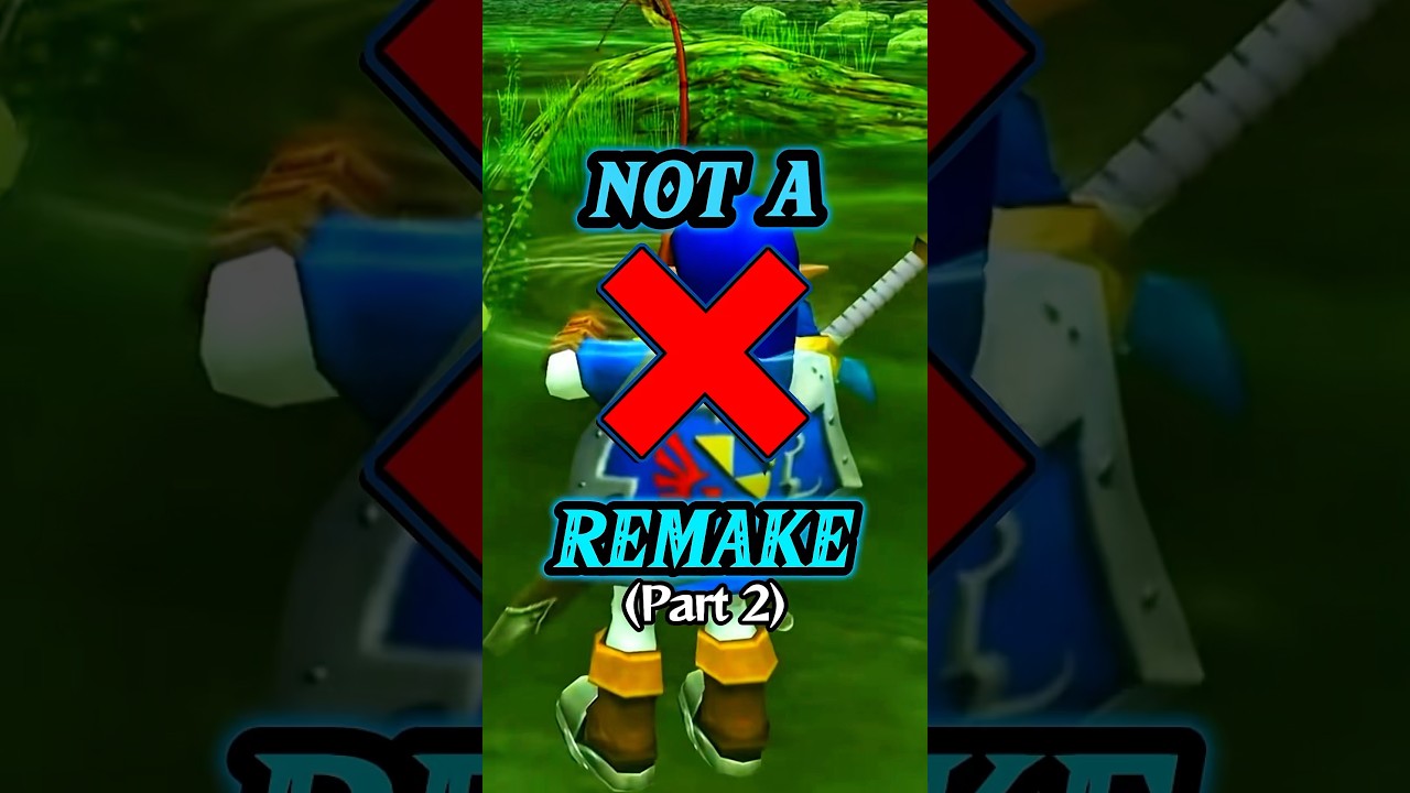 3ds Ocarina of Time не является ремейком Часть 2.