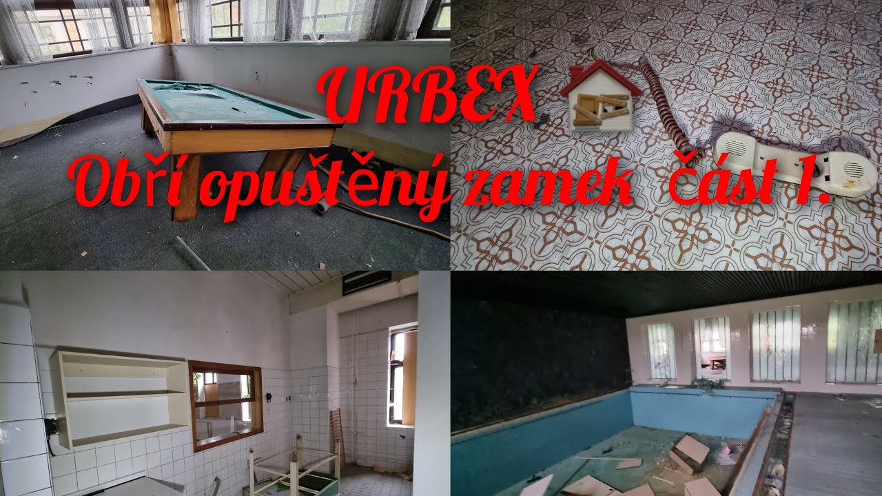 opuštěný Tajemný Zámek 🏚😬 abandoned castle 🏚