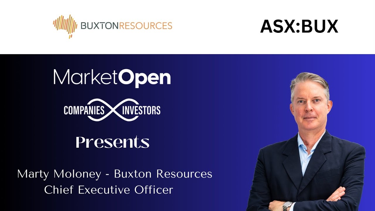 Buxton Resources (ASX:BUX) CEO Marty Moloney on Centurion, Copper Wolf and Long-Term Vision