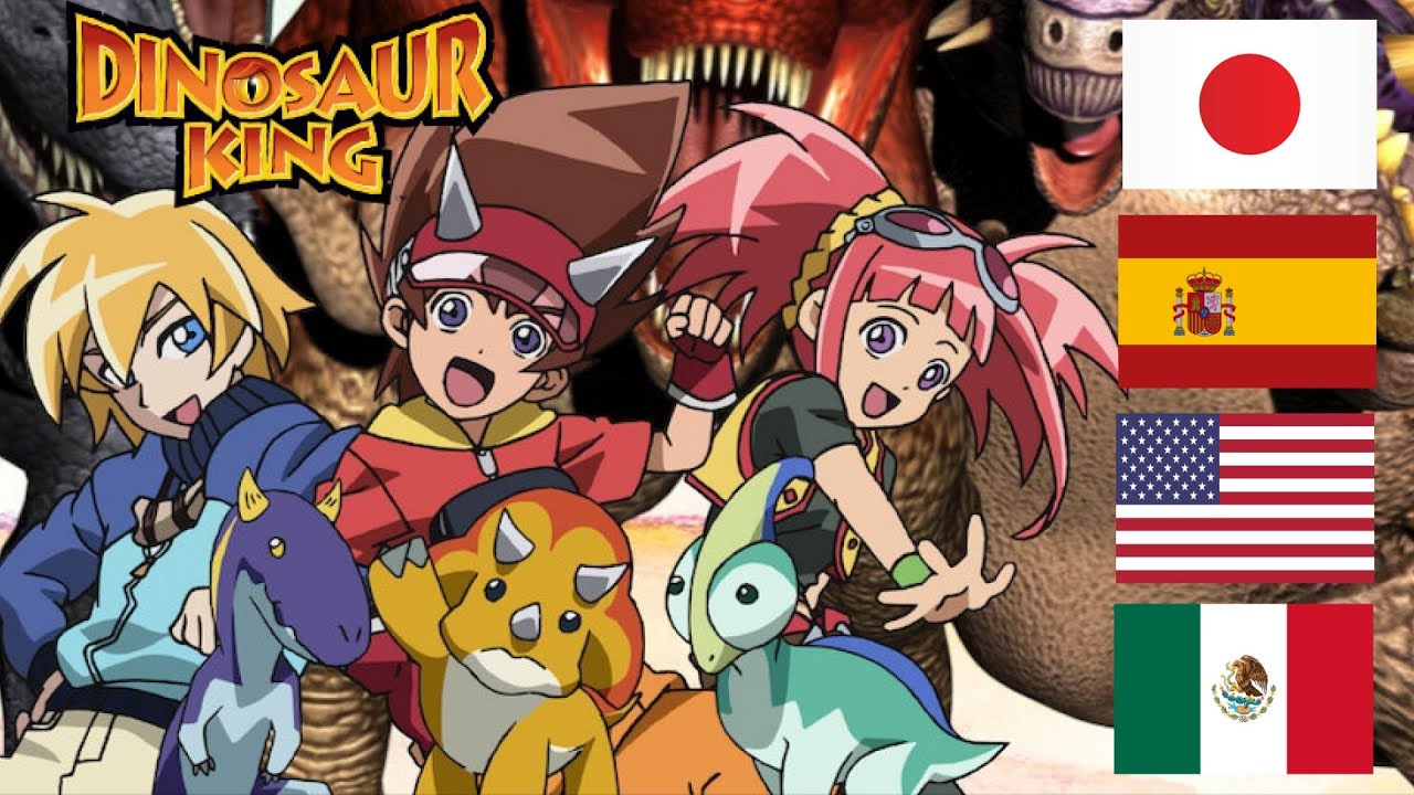 Dino Rey intro | Japones, Ingles, Español, Español Latino | Comparacion