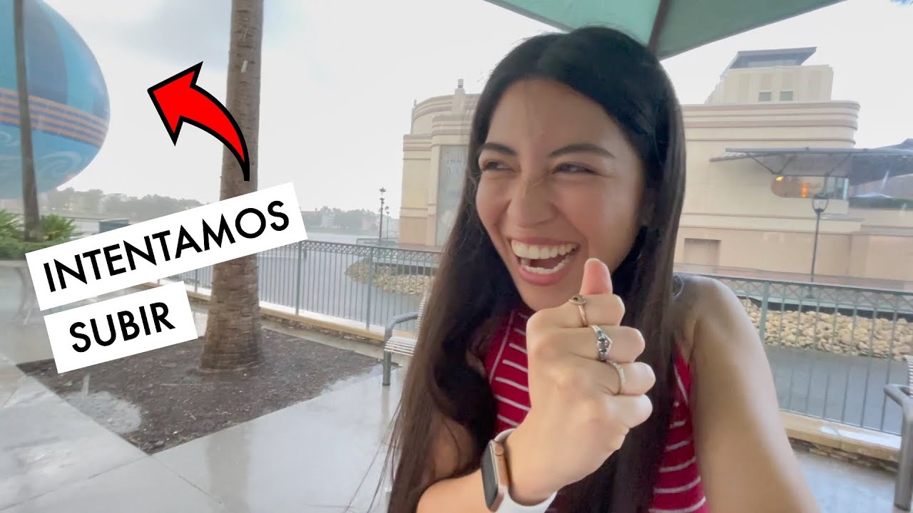 MI HERMANA INTENTA SUBIR AL GLOBO DE HELIO EN DISNEY SPRINGS