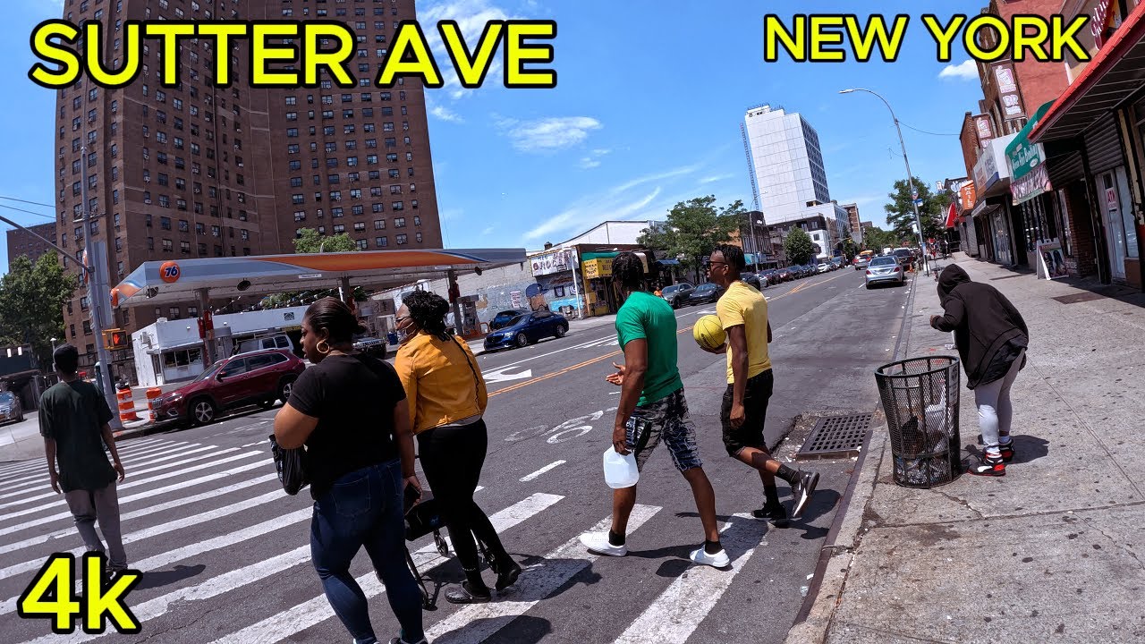 WALKING TOUR OF SUTTER AVE BROOKLYN NEW YORK !!!