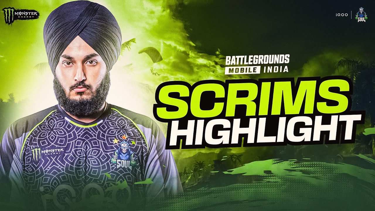 🚀Scrims Highlights😊| iQOOSouLRonY |