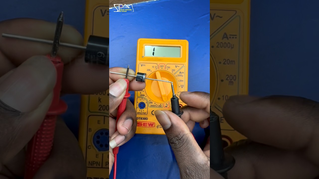 how to check diode value with multimeter #ideas #electronic #technology #projact #tech #experiment