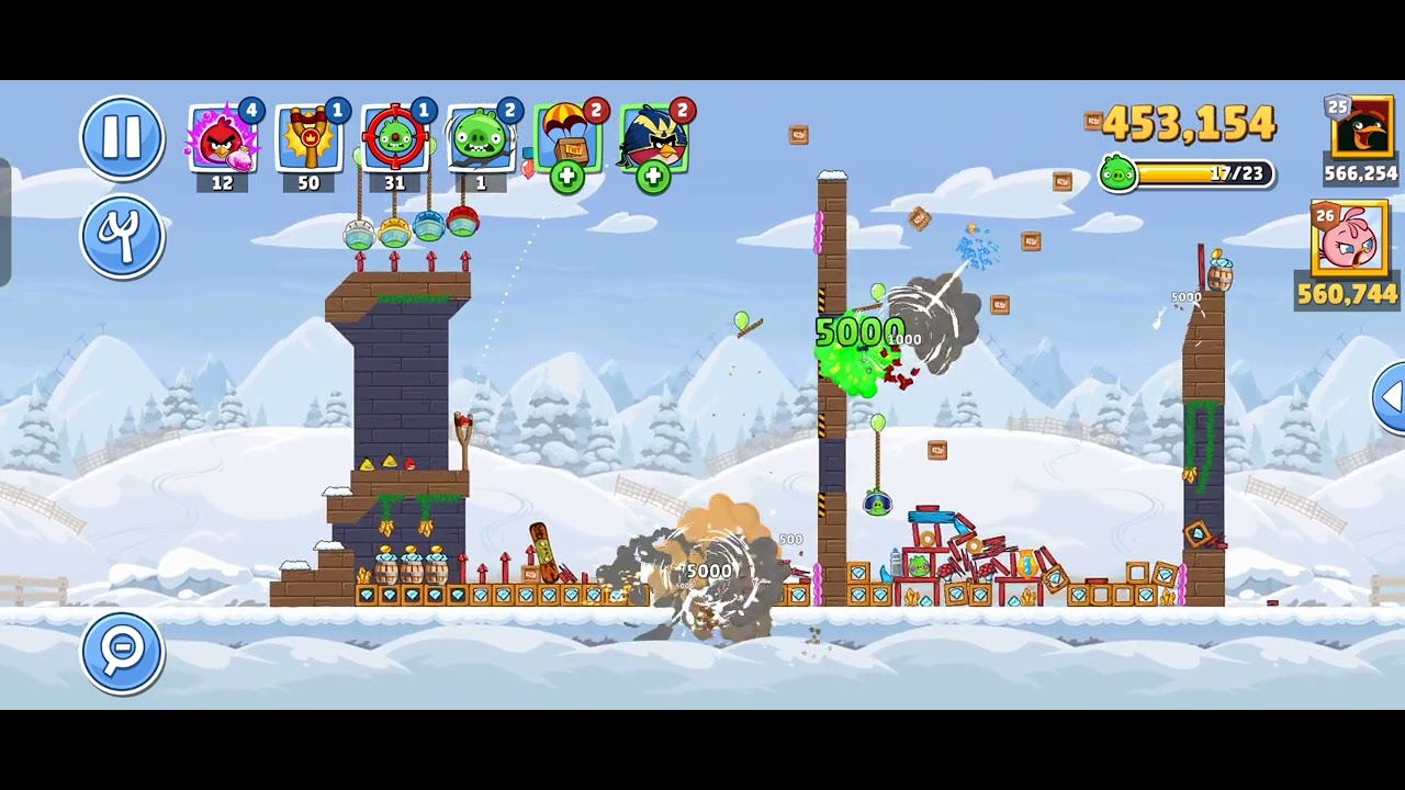 LEVEL 9 TOURNAMENT1693 NO POWER THREE STAR ANGFRIENDSRY BIRDS