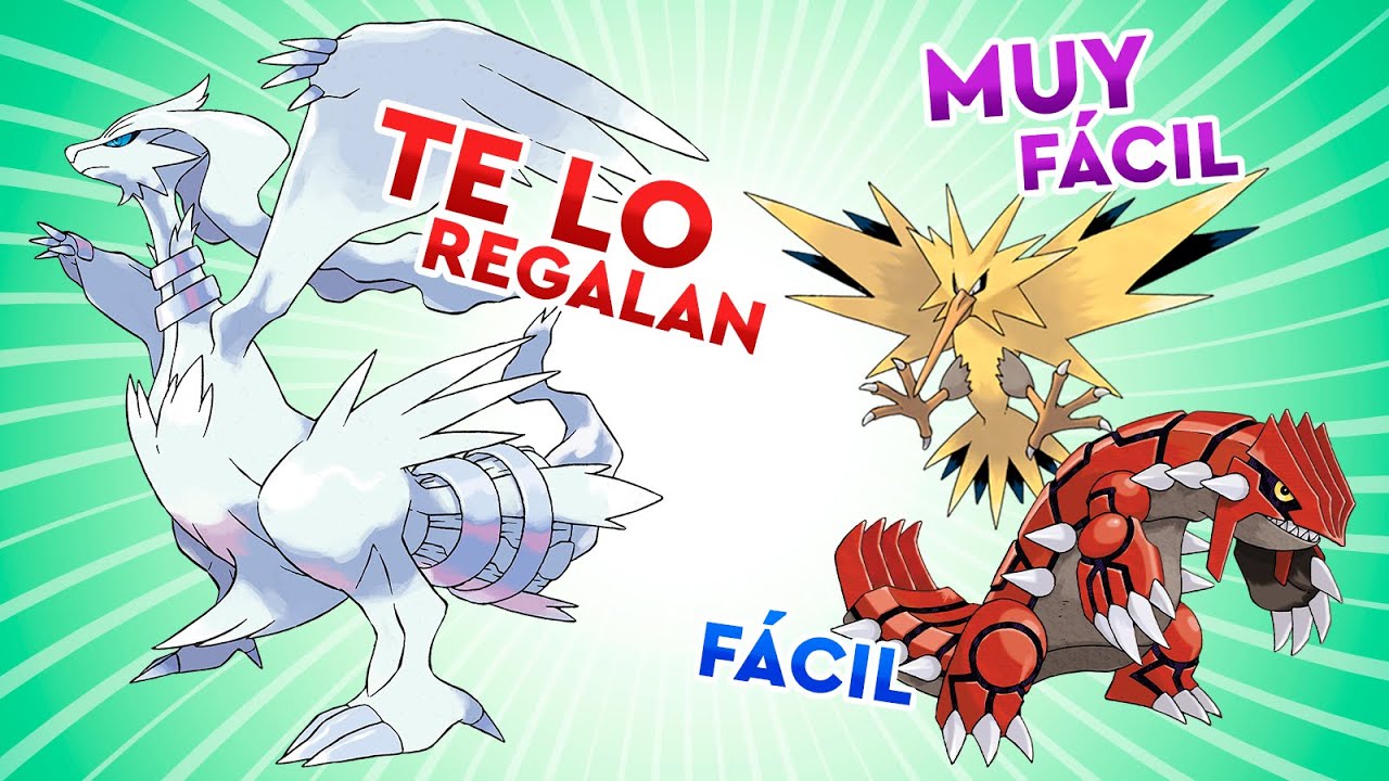 ¿Cuál es el Pokémon legendario más fácil de atrapar en cada región?