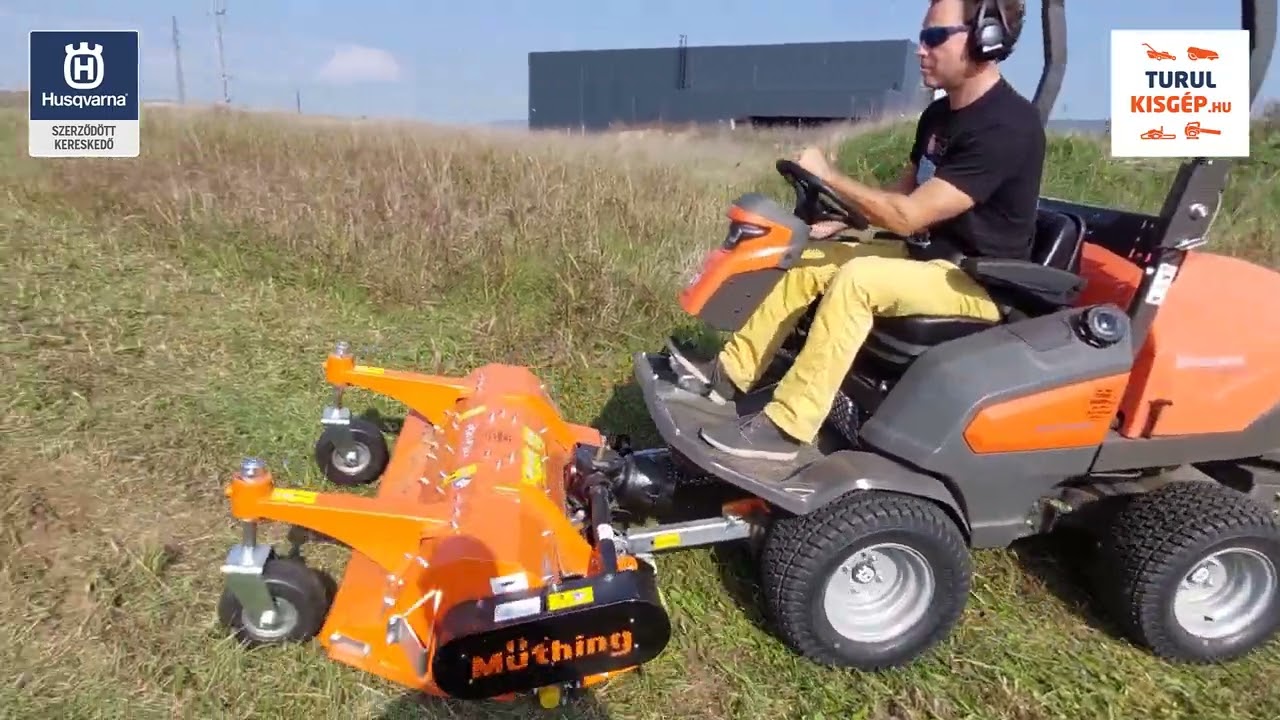 Husqvarna P 525DX átadása Tatabányán a Turulkisgép által