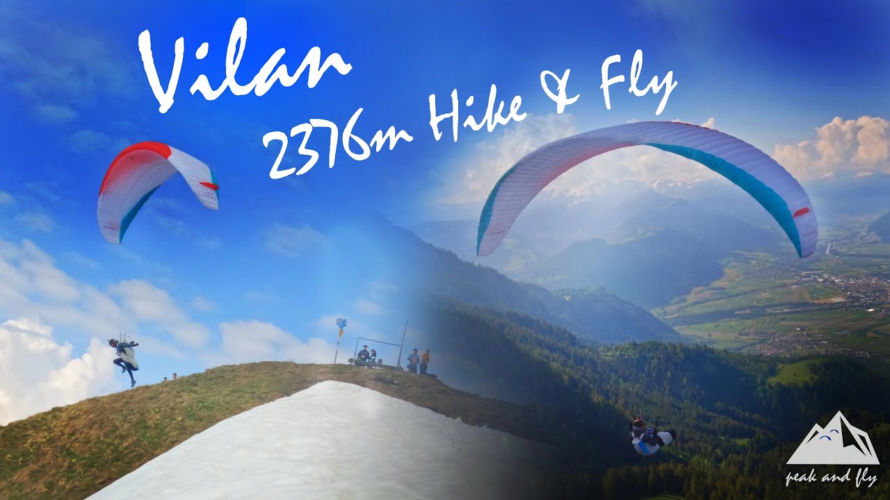 Vilan 2376m Hike and Fly - Hoch über dem Rheintal