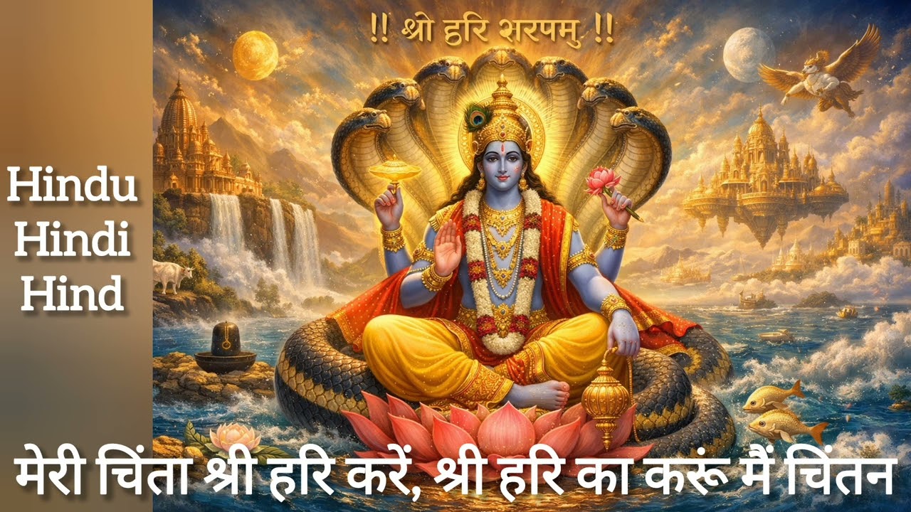 मेरी चिंता श्री हरि करें , श्री हरि का करूं मैं चिंतन | 