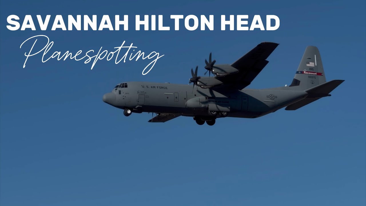 WINDY Savannah Hilton Head International Airport Planespotting