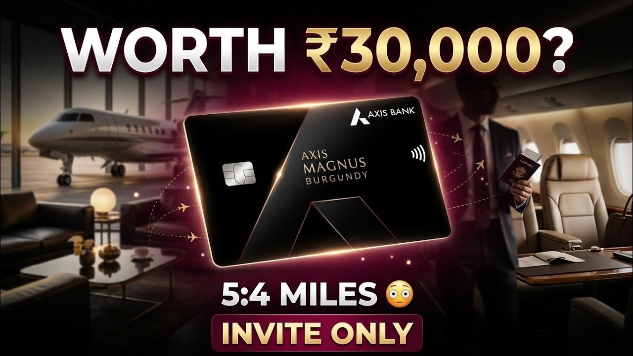 &ldquo;5:4 Miles Conversion 😳 | Axis Magnus Burgundy Review &mdash; Worth ₹30K Fee?&rdquo;