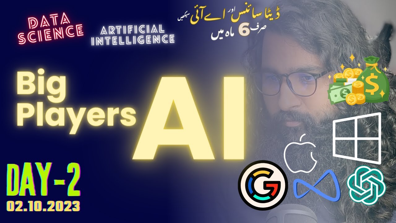 Big players of Artificial Intelligence: Description in Urdu | Leaders of AI Industry