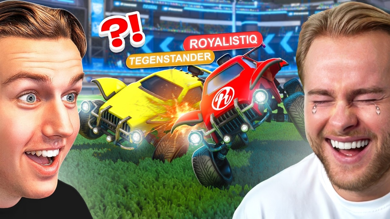 WIJ KRIJGEN DE SLAPPE LACH DOOR DIT...😂 - Rocket League Ranked (Nederlands)