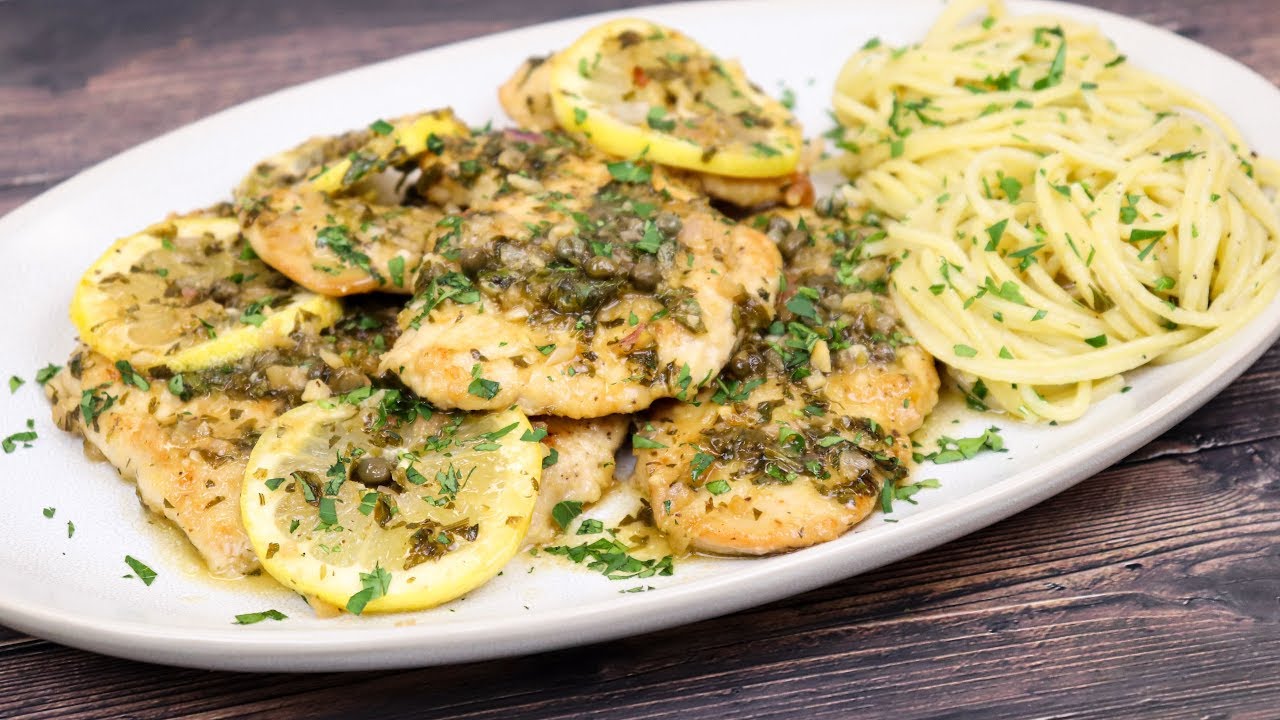 POLLO PICCATA RECETA | POLLO COMIDA ITALIANA
