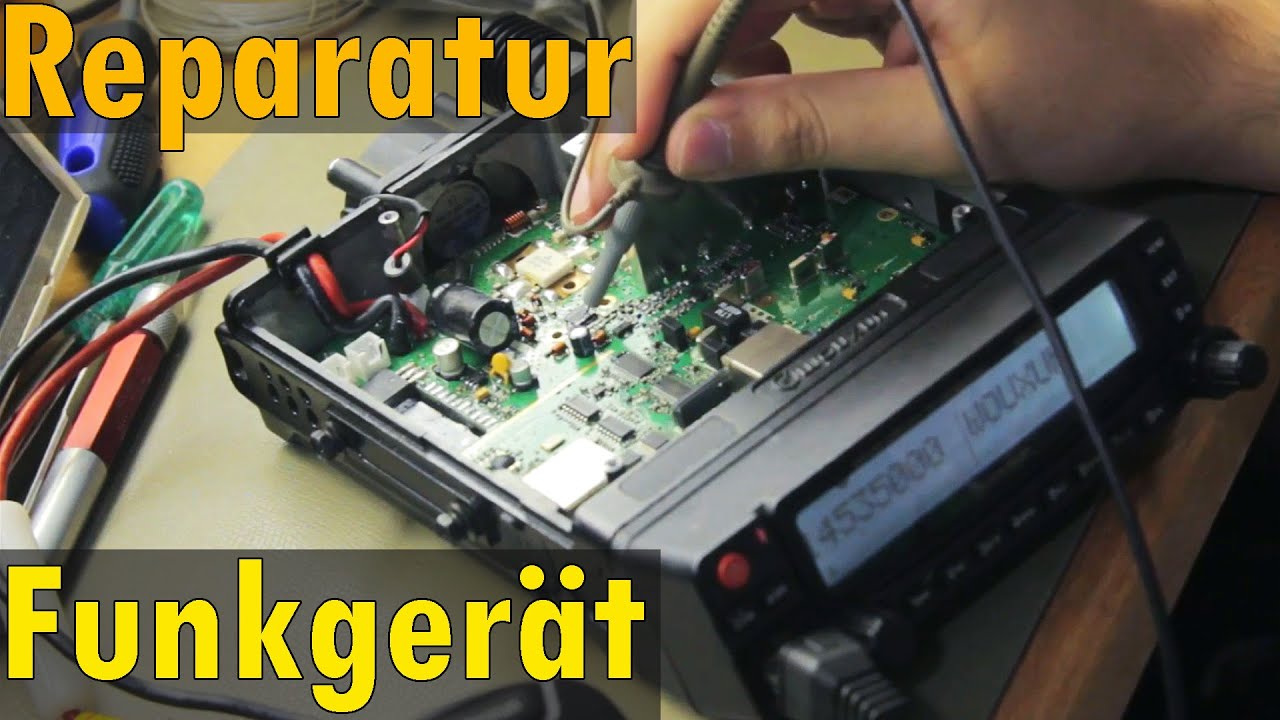 Reparatur: Funkgerät KG-UV920R | Es raucht und qualmt!