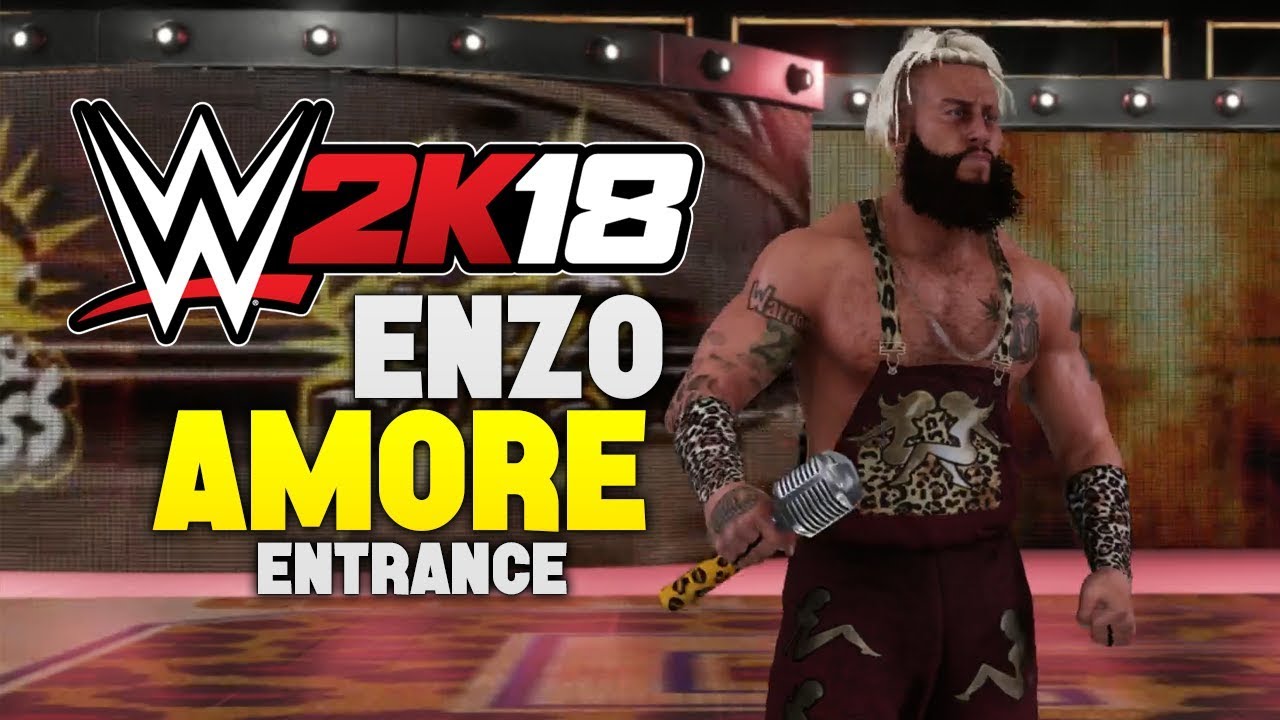 WWE 2K18 Exclusive - Enzo Amore Entrance (New RAW Arena)