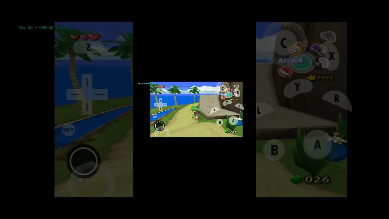 Testing Wind Waker on Samsung A70.