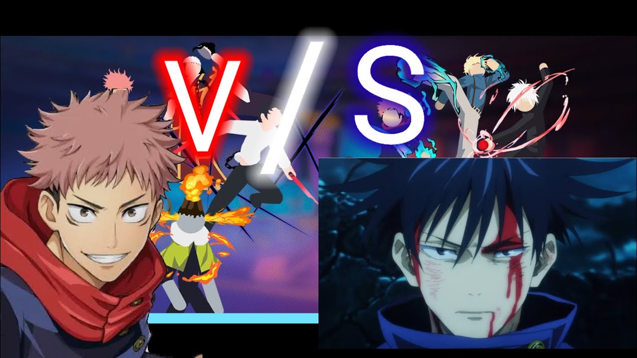 Yuji V/S Megumi! - Stickman Cursed Phantom Fight #games #jjk #jjkgame #yujiitadori #megumi #fighting