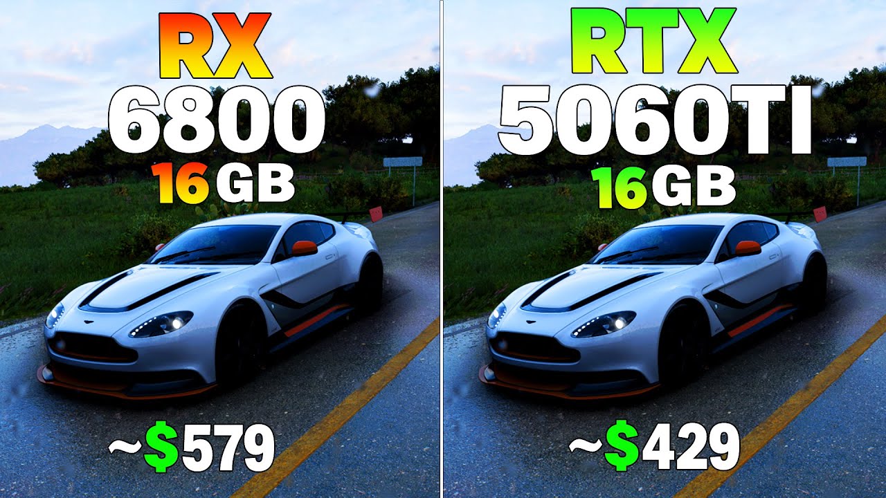 RX 6800 vs RTX 5060 Tİ - Test in 8 Games