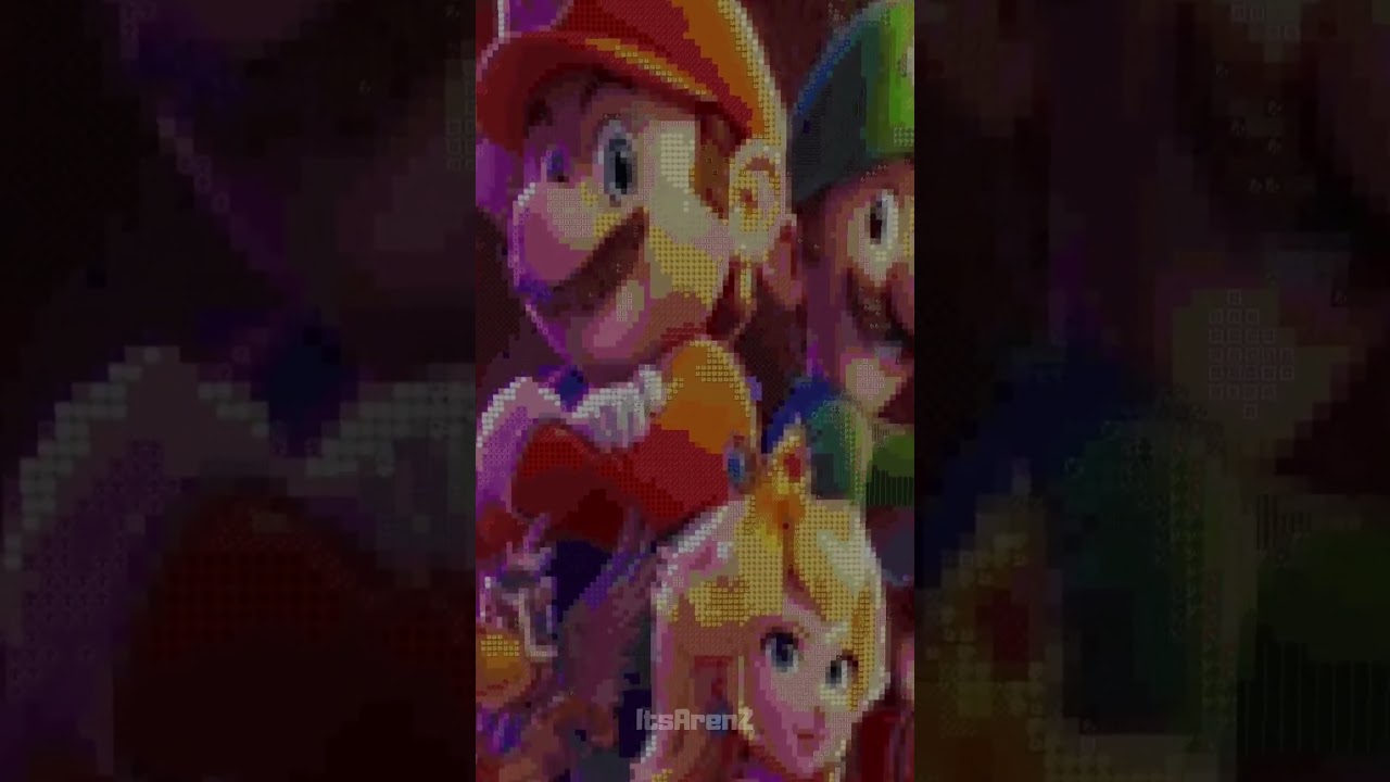 Minecraft - Super Mario Bros Build #shorts #minecraft