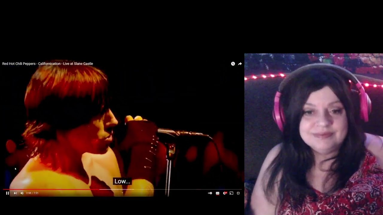 FIRST REACTION: Red Hot Chili Peppers - Californication - Live at Slane Castle