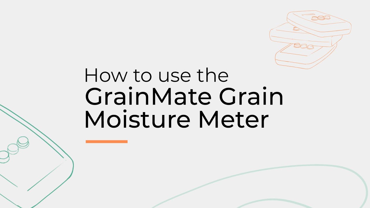 How to use the GrainMate GM-102 Grain Moisture Meter