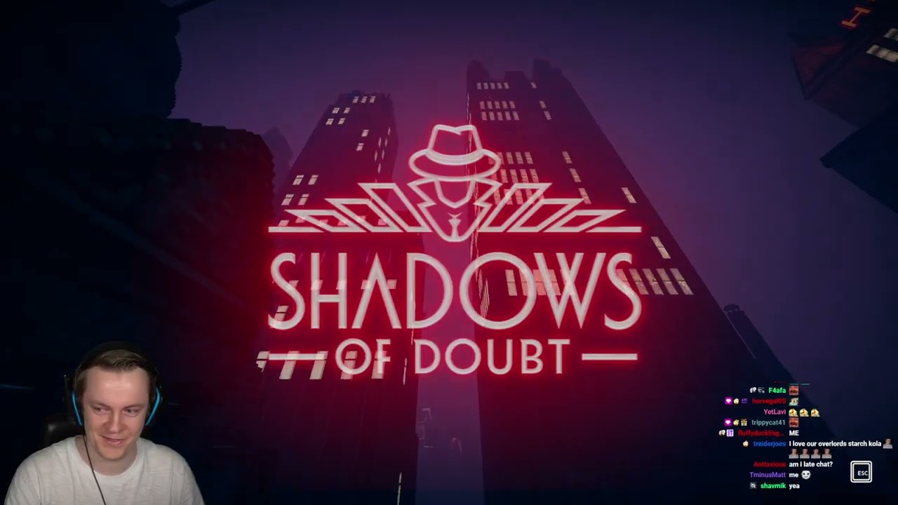 Insym Plays Shadows of Doubt FULL RELEASE #ad - Livestream from 26/9/2024
