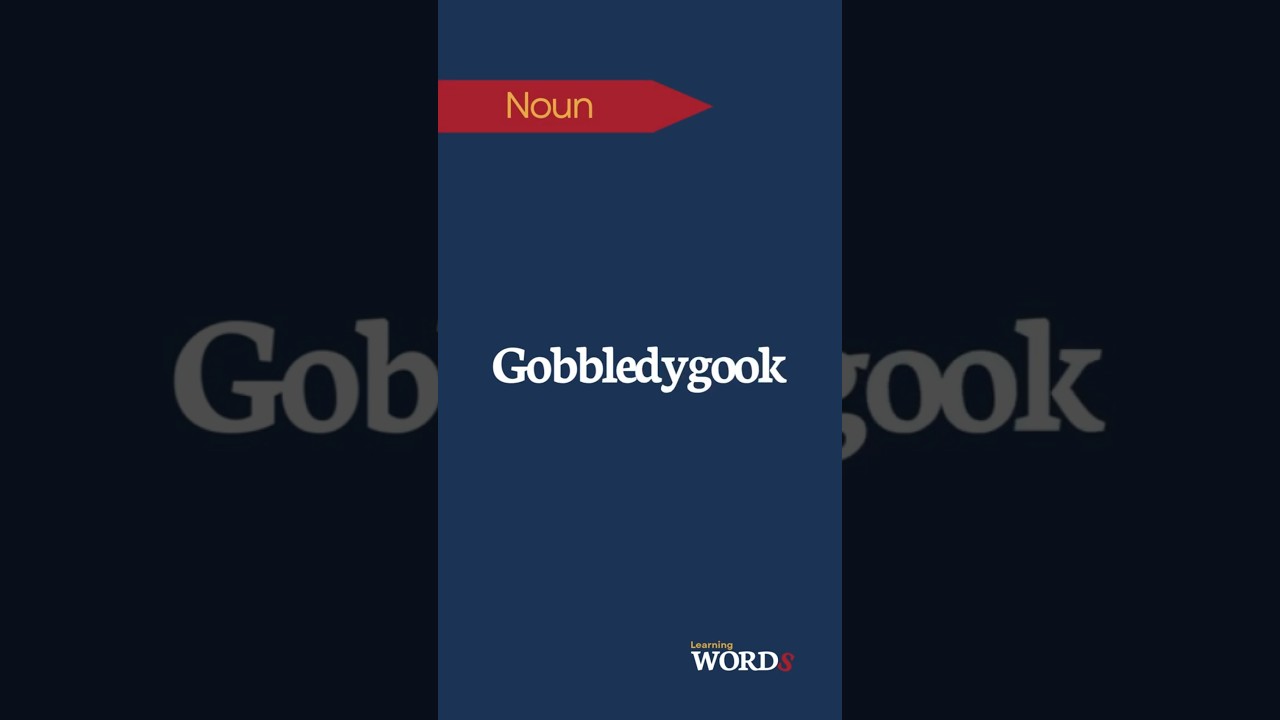 Gobbledygook | Word of the Day