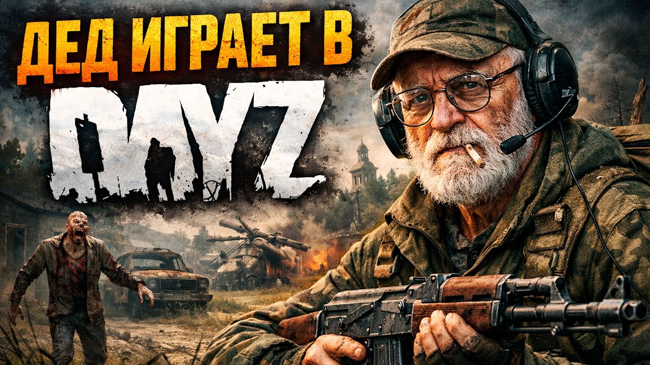 Стрим DayZ. Дед играет на сервере Dark Project. #4