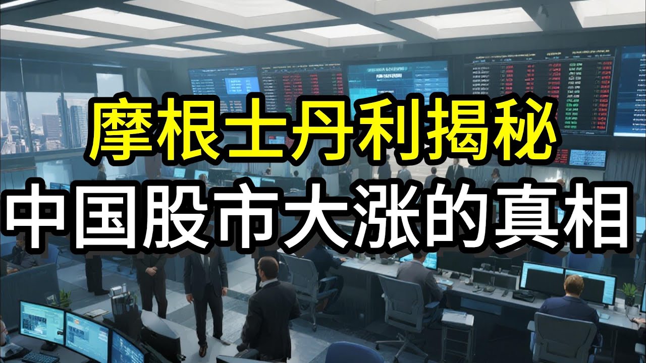 摩根士丹利揭秘，中国股市大涨的真相丨A股丨股票牛市丨中国经济丨中国股票丨房地产丨摩根士丹利
