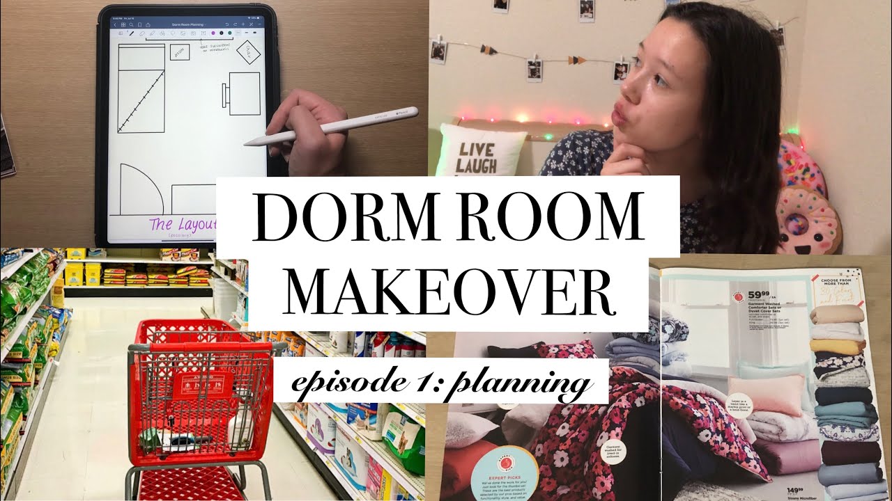Planning my Dorm Room! | Dorm Room Makeover Episode 1
