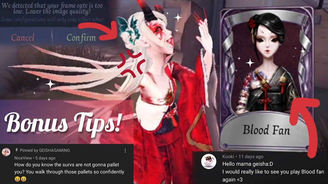HOW TO HIT PALLET CAMPER? [ BONUS TIPS ] BLOOD FAN GEISHA IDENTITY V RANK BEFORE NEW SEASON