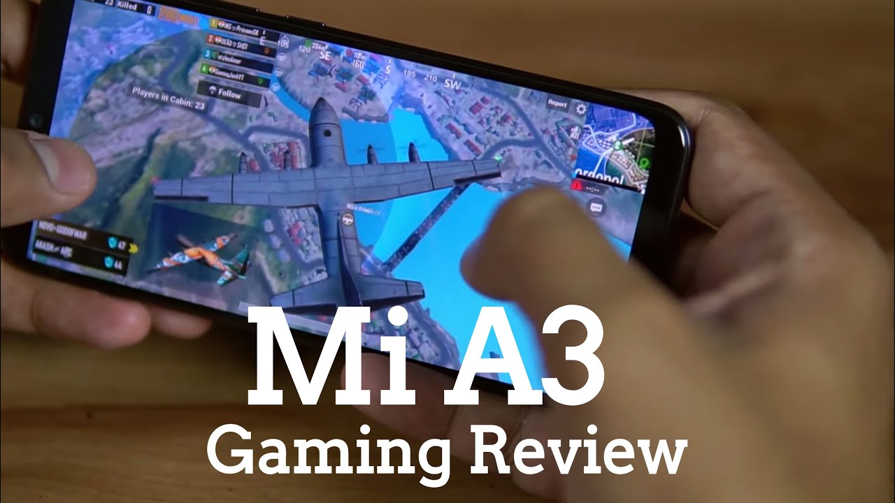 Xiaomi Mi A3 Gaming Review, PUBG Mobile Game Performance, Graphics Settings, Heating test