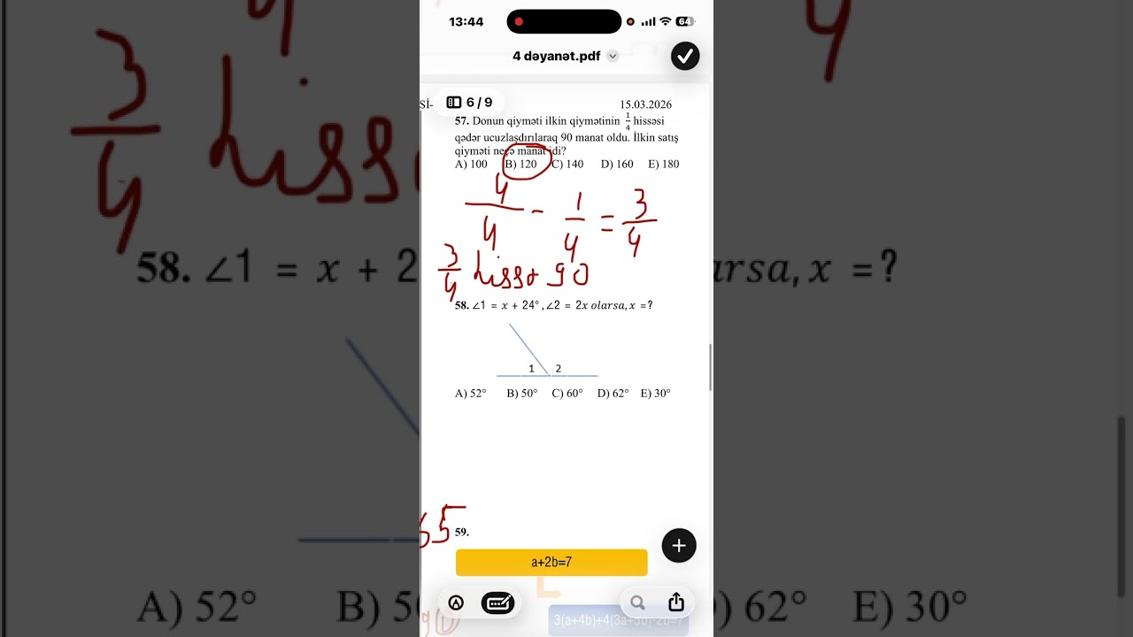 4dey msi 5 riyaziyyat