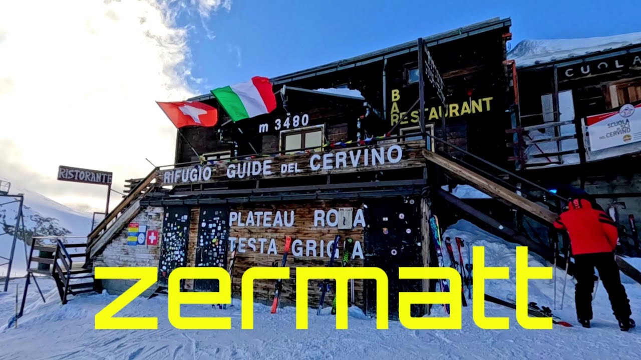 التزلج في سويسرا - زيرمات 2025 Skiing in Zermatt Switzerland   #سياحة #like  #سويسرا #اوروبا #لايك