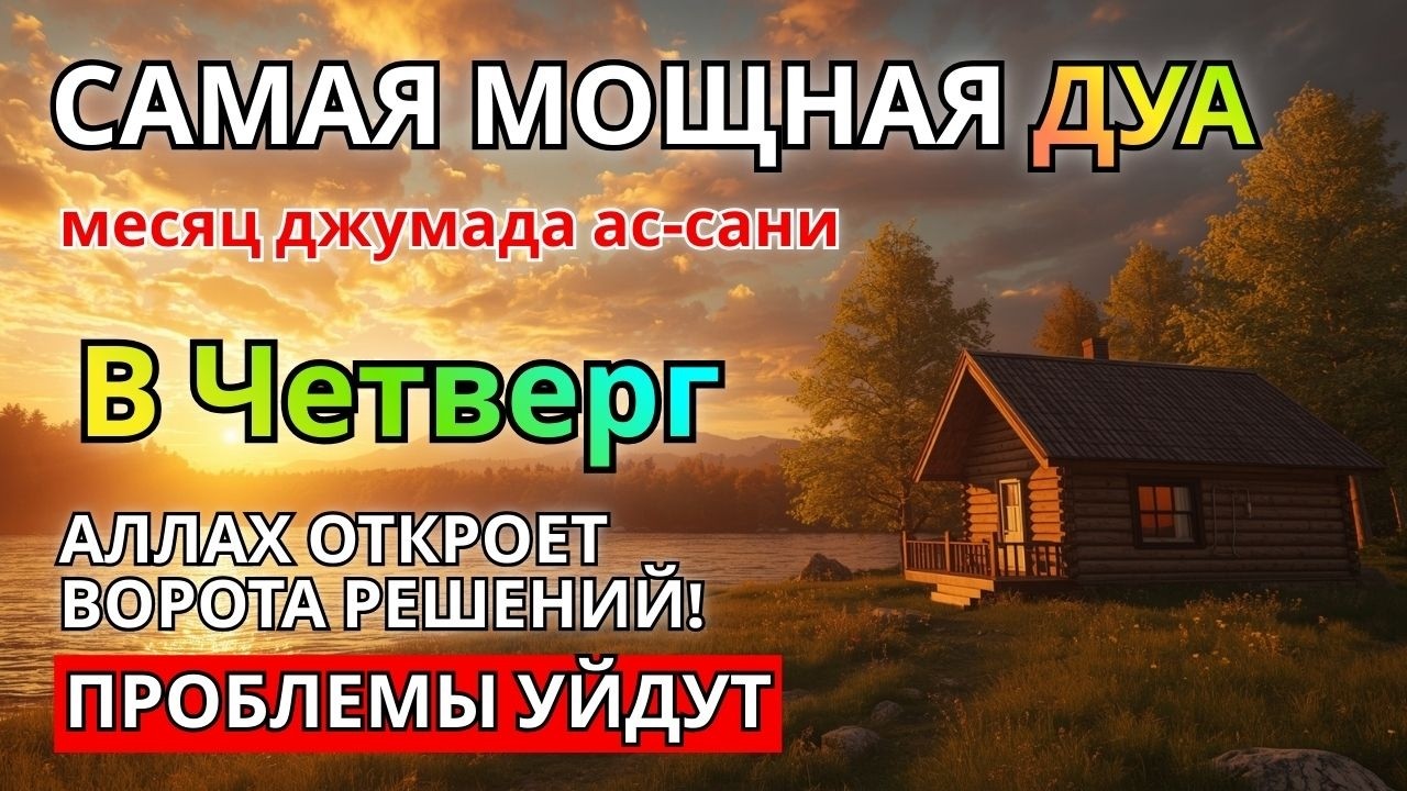 💕САМАЯ СИЛЬНАЯ Дуа в ЧЕТВЕРГ ДАЕТ УВАЖЕНИЕ, БОГАТСТВО, РИЗК, ДЕНЬГИ, УСПЕХ И СЧАСТЬЕ! #дуа