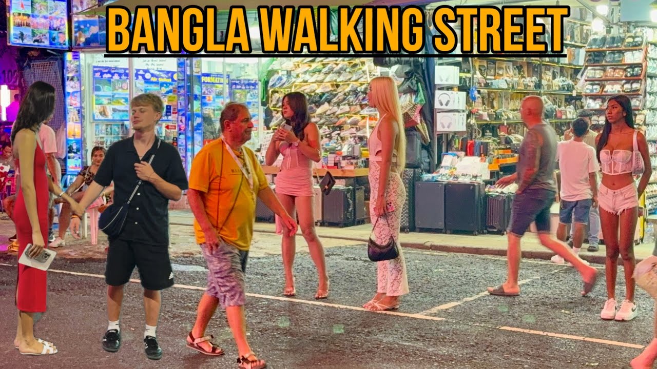 CRAZY NIGHTLIFE on Bangla Walking Street | Patong Beach Phuket Thailand | Summer Party Tour 2025 4K