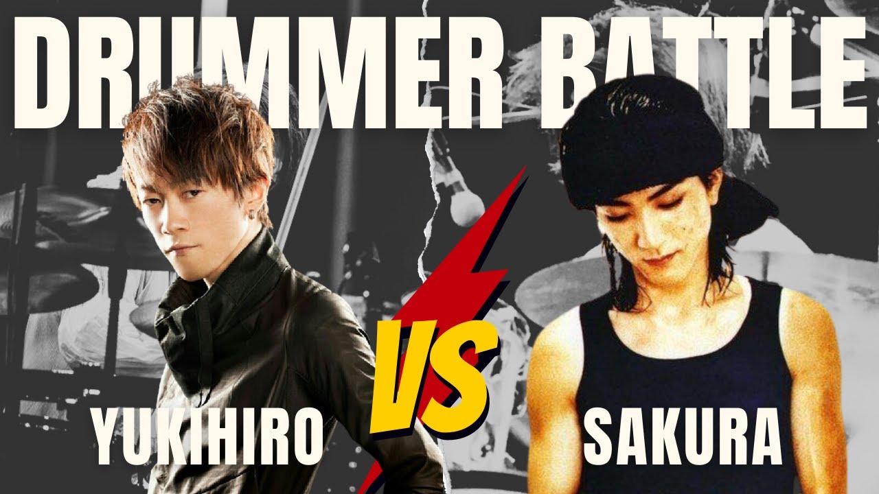 Yukihiro {L'Arc-en-Ciel) VS Sakura (Rayflower) -  [DRUM BATTLE] #jmflashbattle
