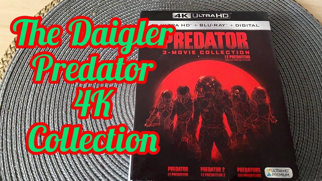 Predator 4K 3 Movie Collection Showcase