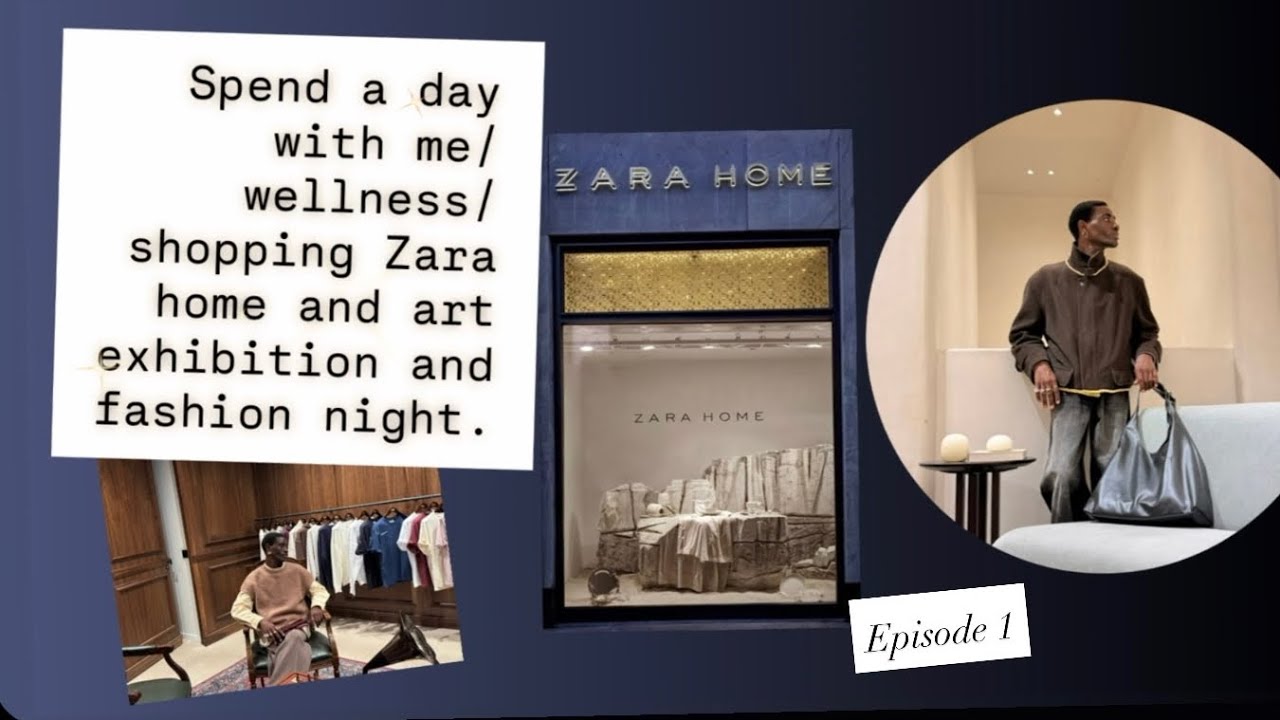 Spend a day with me| Shopping Zara home/ Uniqlo, coffee shop and art exhibition. 