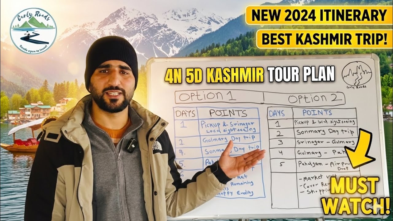 Kashmir Trip : 4 Nights 5 Days Kashmir Trip in Winter: Srinagar, Gulmarg, Pahalgam Travel Guide 
