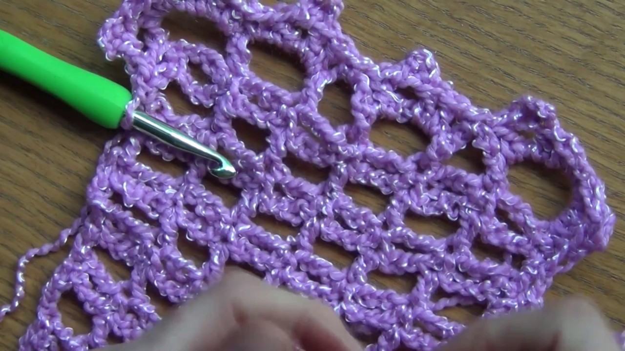 Crochet CC less 9 Pink Scarf
