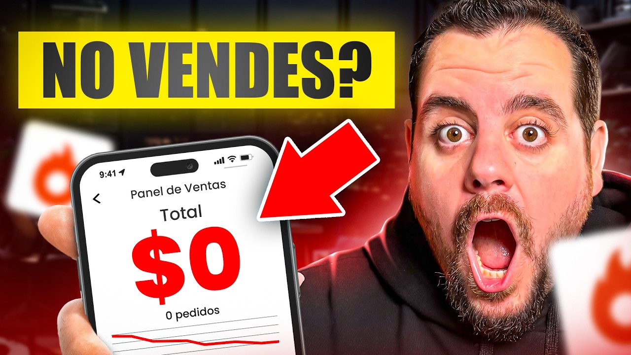 Los 4 ERRORES por los que NO VENDES en Hotmart y el sistema de 7 PASOS para Solucionarlo.