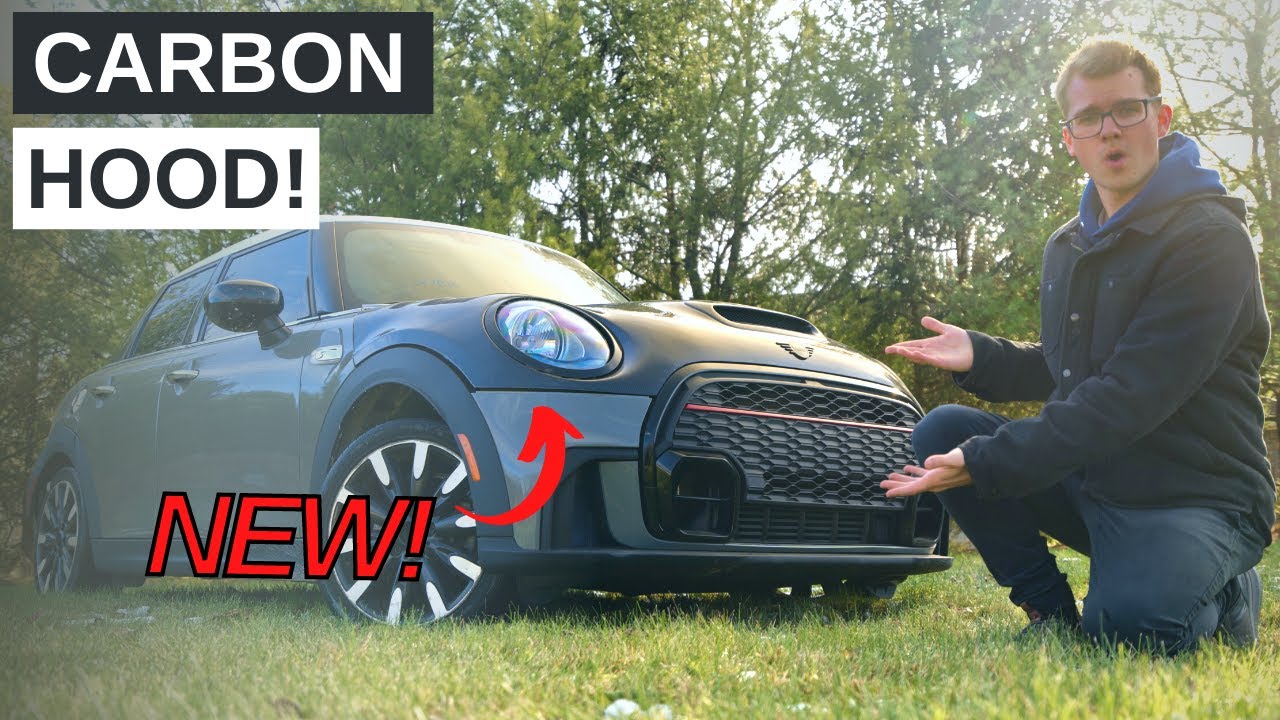 Installing a Carbon Fiber Hood on my MINI!