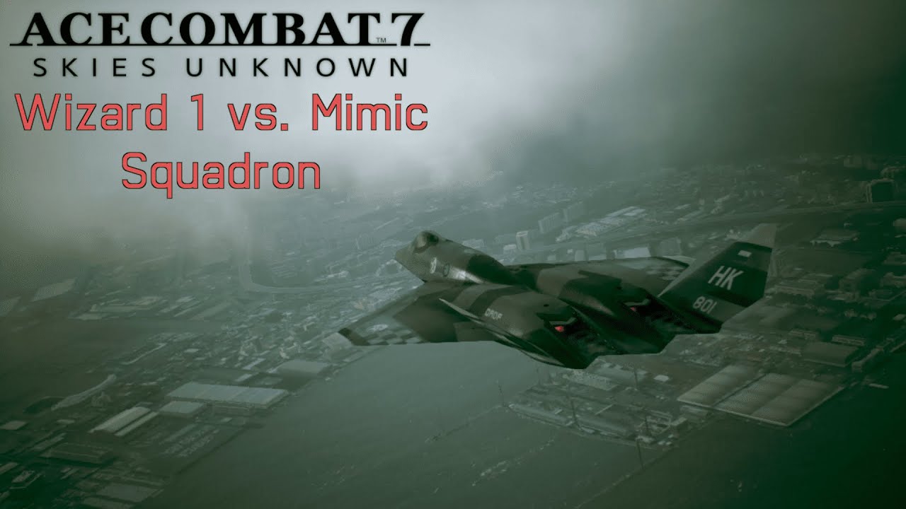Ace Combat 7 Skies Unknown | Wizard 1 vs. Mimic Squadron | YF-23 Black Widow II [June 6th Special]