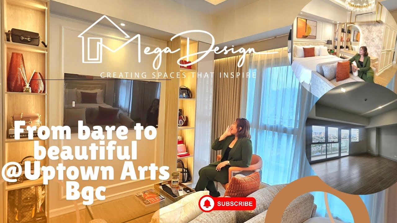 Small Space, Big Upgrade | Elegant Interior Design @ Uptown Arts Bgc #megadesign