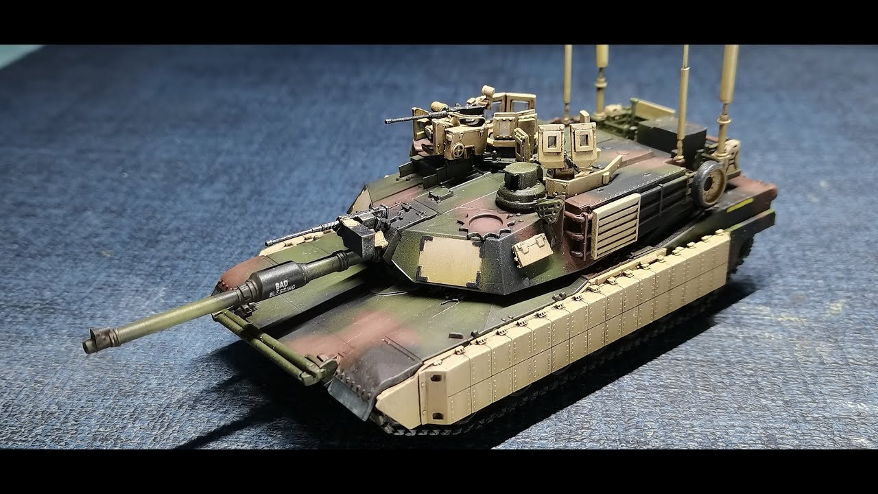 [Paint]T-model 1/72 M1a2sep tusk 1 | 人生就是修修补补
