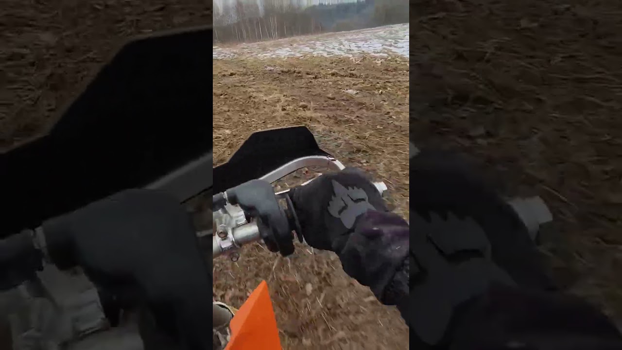 Winter riding on the KTM SX 85 